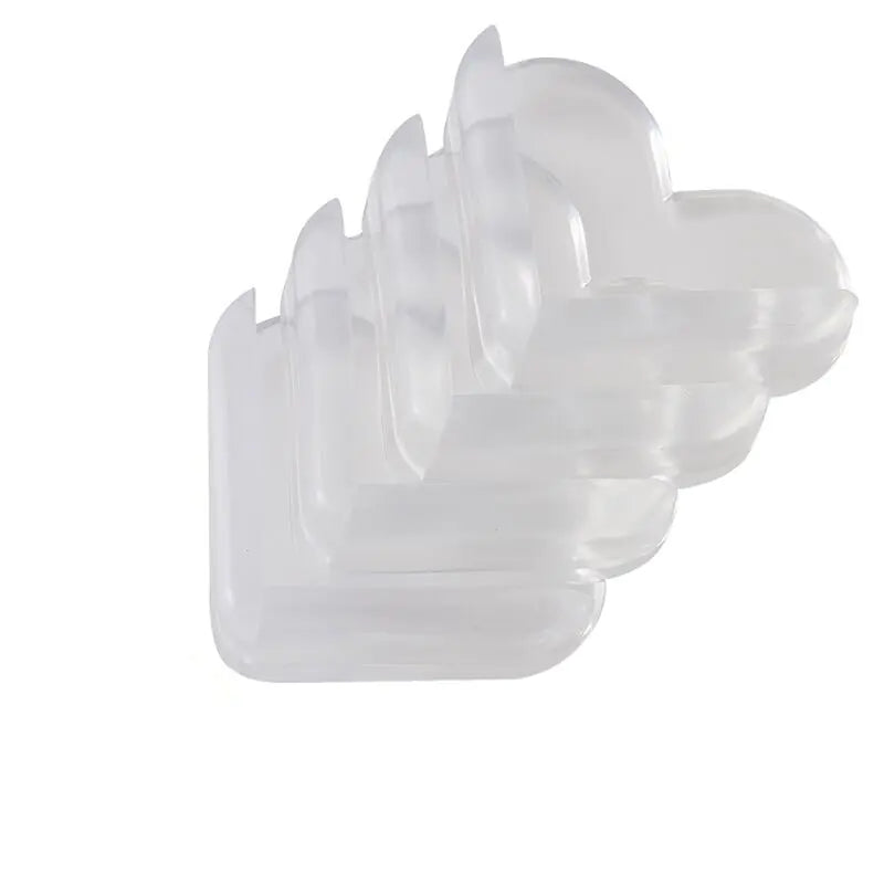 Baby Eckenschutz Transparent – Sicherheitsstoßschutz für Möbel & Tische (4er-Set)