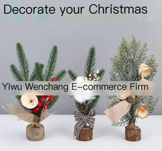 Mini Nordischer Weihnachtsbaum zur Tischdekoration